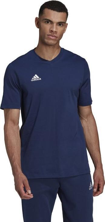 Bluzë sport Adidas Entrada 22 M HC0450, për burra, blu e errët
