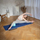 Bllok yoga HMS KJ02, kork natyral, i kafe