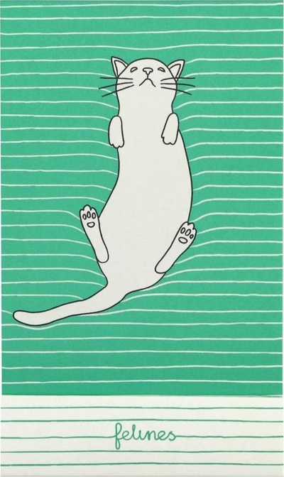 Fletore xhep Santoro Feline Fine, 33 fletë, jeshile