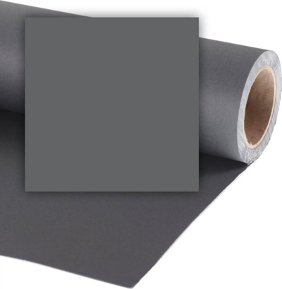 Sfond letre Colorama Charcoal CO549, 1.35m x 11m, gri e errët