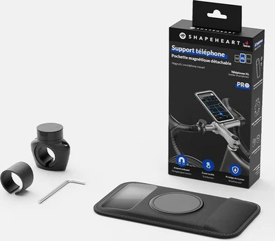Mbajtëse magnetike telefoni Shapeheart për biçikletë, kundër vibrimit, e papërshkueshme nga uji