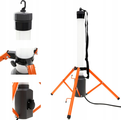 Lampë pune LED Fixem LLT2010G, 360°, IP54, e bardhë