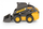 Lodër eskavator Daff Mini Loader New Holland L228, me kovë që lëviz, metal plastike, e verdhë