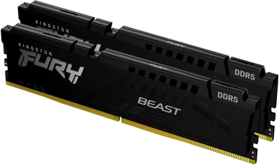 Меморија RAM за десктоп Kingston FURY Beast KF556C40BBK2, 128GB DDR5, 5600MHz, црна