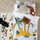 Set shtrati për kalamaj Atmosphera Jungle, 140x200 cm, pambuk, shumëngjyrësh
