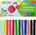 Plastelinë Happy Color School Plasticine, 12 ngjyra, katrore, shumëngjyrëshe