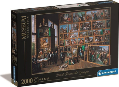 Puzzle Clementoni “The Archduke Leopold Wilhelm in His Picture Gallery in Brussels”, 500 copa, 38.4 x 26.3 cm, shumëngjyrësh