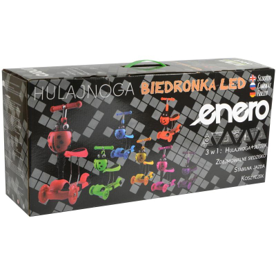 Trotinet 3 në 1 Enero Ladybug, për kalamaj, i verdhë
