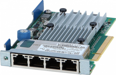 Kartë rrjeti HPE FlexFabric 536FLR-T, 4 porta 10GbE, PCIe 3.0 x8, jeshile