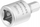 Bit gjashtëkëndor për tapa vaji Stanley STHT81579-0, 3/8", 8mm, argjendtë