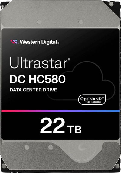 Hard disk për server / workstation WD Ultrastar DC HC580 0F62785, 22TB, 3.5"