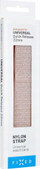 Rrip ore inteligjente FIXED Nylon Strap, 22mm, universal, rozë gold