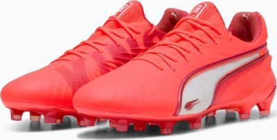 Këpuca futbolli Puma King Ultimate FG AG, për meshkuj, e bardhë