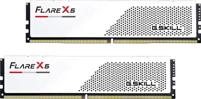 Memorie RAM G.Skill Flare X5 F5-6000J2836G16GX2-FX5W, DDR5 32GB 2x16GB, 6000MHz, e bardhë