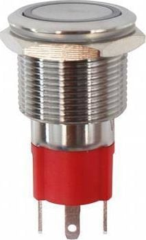 Çelës metalik MTuning Switch 304SS 19mm, 10A, LED portokalli