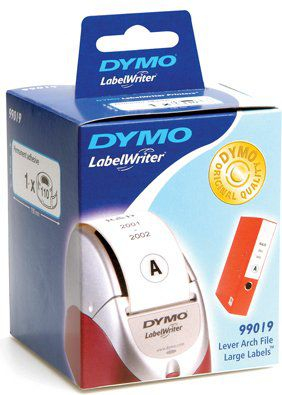 Etiketa Dymo për dosje të mëdha 99019 S0722480, universale, 59 mm, e bardhë
