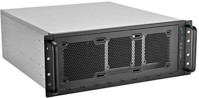 Kuti rackmount Silverstone RM45-360 4U, për radiator 360mm, e zezë