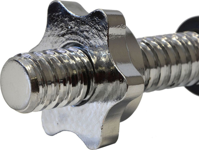 Рачна мрена Best Sporting Dumbbell Bar, 35 cm, star lock, хром