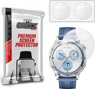 Folie mbrojtëse GrizzGlass Matte PaperScreen për Huawei Watch GT 5 46mm, matte, transparente