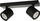 Spot tavanor Netlighting Karlota Twin, GU10, 2x35W, i zi
