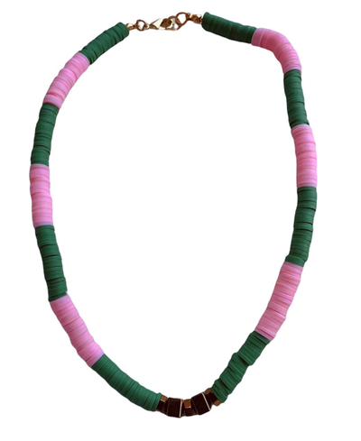 Qafore Spring Edition, rozë/ gjelbër, 40 cm