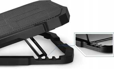 Stendë ftohëse për laptop Bounn Bounn B S18, për gaming, e zezë