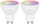 Llambë inteligjente Hombli Smart Spot GU10 Color, set 2 copë, RGB, e bardhë