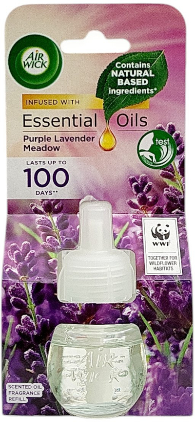 Rimbushje freskues ajri Air Wick Purple Lavender Meadow, vajra esencialë, 17ml