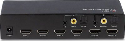 Matriks video switch Lindy 38084, 4x2, 4K, i zi