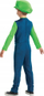 Kostum për kalamaj Disguise Luigi Super Mario, me kapelë, madhësia L, jeshile me blu