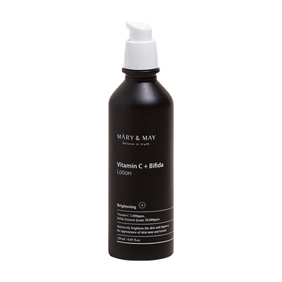 Losion hidratues për fytyrë Mary & May Vitamin C + Bifida, 120 ml