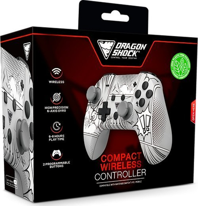 Gamepad DRAGON SHOCK DragonShock PopTop Manga, Bluetooth, kompakt, shumëngjyrësh