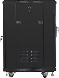 Kasafortë rrjeti Lanberg Standing Cabinet 19" 15U FF01-6615-12B, 800kg, me ventilatorë, e zezë