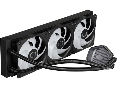 Ftohës me ujë për proçesor Cooler Master MasterLiquid 360 ATMOS, 12 cm, 2500 RPM, i zi