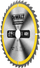 Teh rrethor Dewalt DT1953-QZ, 216mm, 40 dhëmbë, gri