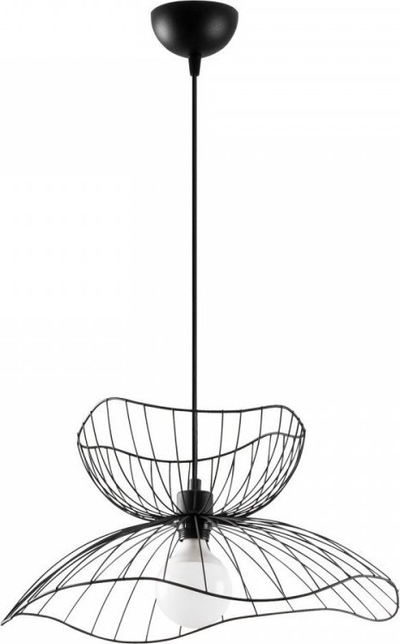 Llambë varëse Opviq Farac 6390, metal, Ø50cm, e zezë