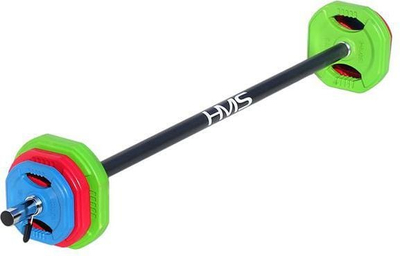 Set barbel HMS SBP20, 20 kg, për Body Pump, shumëngjyrësh