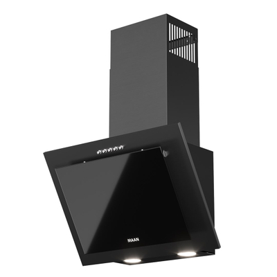 Aspirator kuzhine Maan Black Wall Mounted, 50cm, LED, i zi