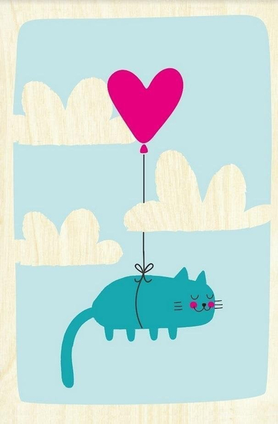 Kartolinë druri Milin Card Love is in the Air, e printume, natyrale