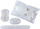 Set tualeti Top Choice 43536, dizajn funksional, boçele të forta, i bardhë