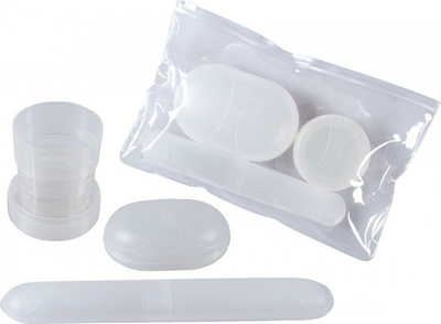 Set tualeti Top Choice 43536, dizajn funksional, boçele të forta, i bardhë