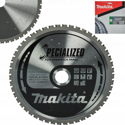 Disk sharrë rrethor Makita Specialized B-17675, 235mm, për panele sandwich, gri