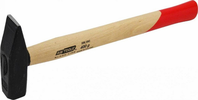 Çekiç bravandreqës AWTools AW32034BL, 400g, dorezë druri, i zi