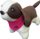 Set kreativ qepjeje STNUX Patch Dog, lodër pelushi qenush, 20 cm, shumëngjyrësh
