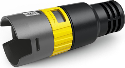 Adaptor antistatik për vegla elektrike Karcher NT 22/1 30/1 40/1, ID 35mm, plastik, gri e zezë