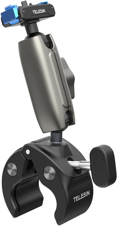 Mbajtës timoni Telesin S3 HBM 13 TGP, magnetik Snap Release, për GoPro Hero 13, i zi