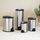 Kosh plehrash me pedale Wesco 107514-47, 20L, çelik inox, ngjyrë argjendi