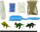 Set kreativ Lean Dinosaur Garden, kopsht dinosauri në kavanoz, me drita që ndriçojnë në errësirë, me kapak jeshil