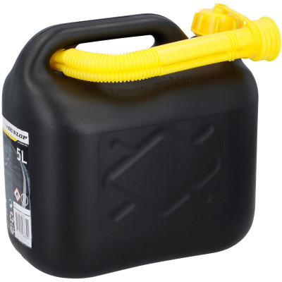 Kanoçe karburanti Dunlop 6880, 5L, plastike, e zezë