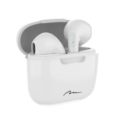 Kufje pa tela Media-Tech R-Phones MT3589W, TWS, me kuti karikimi, të bardha